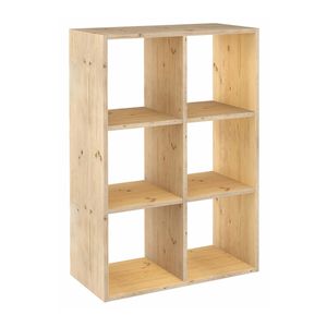 Raft Astigarraga Dinamic 6 Maro Natural Pin 70,8 x 33 x 105,4 cm Cuburi [n.t.: figura geométrica] / Galeti [n.t.: recipiente de