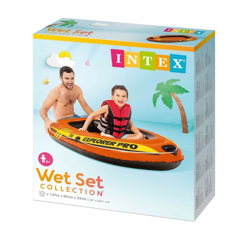 Auto si Moto - Ambarcatiuni - Barci - Barci gonflabile - Barca Gonflabila Intex Explorer Pro 50 4 Unitati 137 x 23 x 85 cm - Infinity.ro