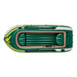 Auto si Moto - Ambarcatiuni - Barci - Barci gonflabile - Barca Gonflabila Intex Seahawk 4 Verde 351 x 48 x 145 cm - Infinity.ro