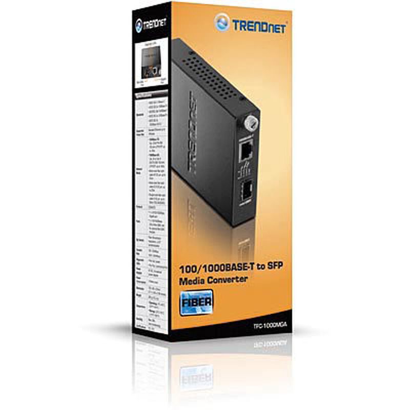 PC, gaming si accesorii - Retelistica - Network Attached Storage - Accesorii & Componente NAS - Convertor Media Multimodo Trendnet TFC-1000MGA - Infinity.ro