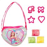 Jucarii, Copii si Bebe - Jucarii si jocuri - Jucarii & jocuri educative - Pasta, lut si nisip modelabil - Joc Creativ de Plastilina Barbie Fashion Geanta 8 Piese 300 g - Infinity.ro