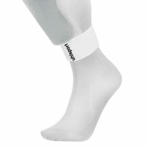 Suport pentru glezne Kempa Shinguard Fastener Handbal 6,5 cm Alb Marime unica