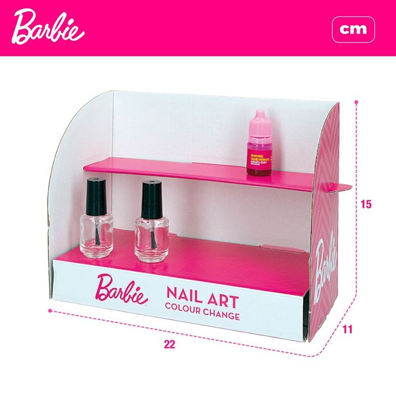 Casa si Gradina - Decoratiuni - Decoratiuni petrecere - Masti si costume carnaval - Kit to create Makeup Barbie Studio Color Change Lac de unghii 15 Piese - Infinity.ro