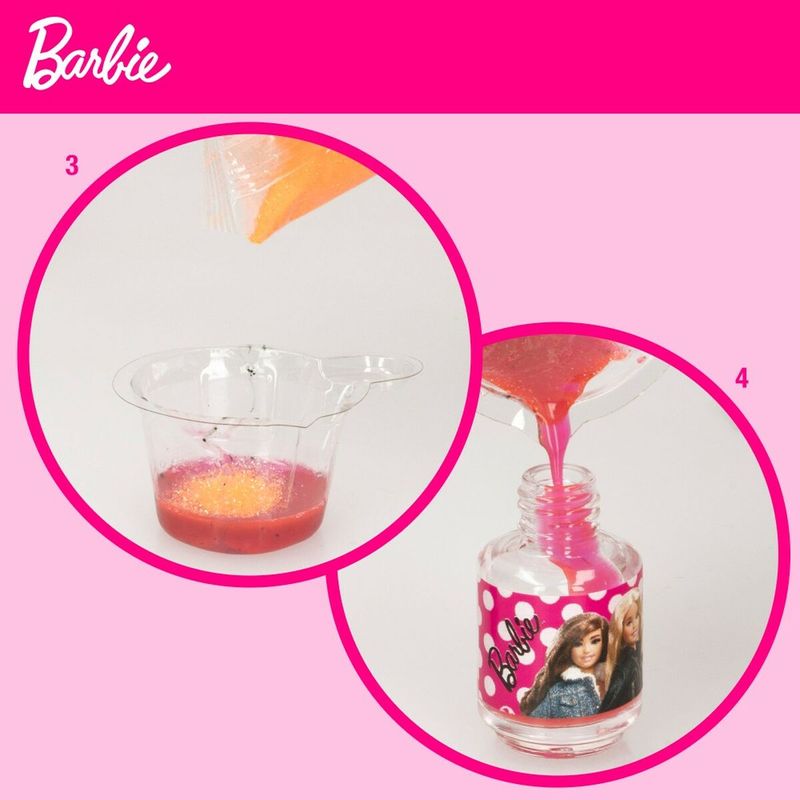 Casa si Gradina - Decoratiuni - Decoratiuni petrecere - Masti si costume carnaval - Kit to create Makeup Barbie Studio Color Change Lac de unghii 15 Piese - Infinity.ro