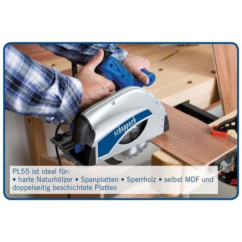 Casa si Gradina - Constructii - Scule electrice si accesorii - Fierastraie electrice - Fierastrau circular Scheppach PL55 1200 W 230 V 240 V - Infinity.ro