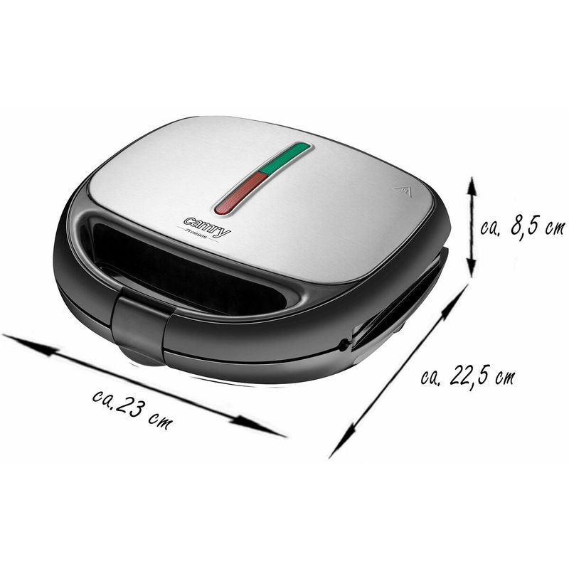 Electronice si Electrocasnice - Electrocasnice bucatarie - Preparare paine - Sandwich-maker - Sandwich-maker multifunctional 5 in 1 Camry CR 3042, 1200 W - Infinity.ro