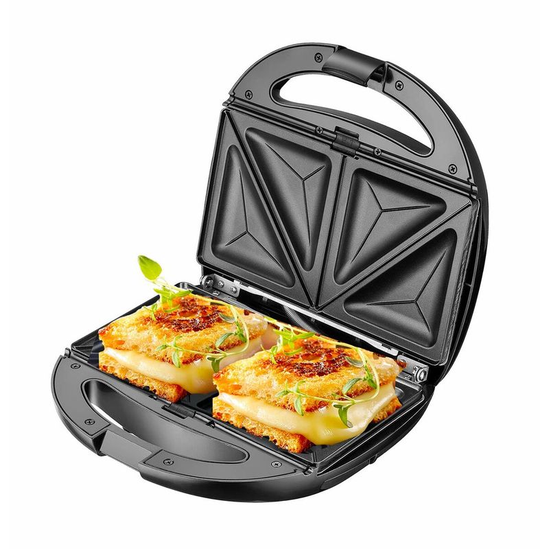 Electronice si Electrocasnice - Electrocasnice bucatarie - Preparare paine - Sandwich-maker - Sandwich-maker multifunctional 5 in 1 Camry CR 3042, 1200 W - Infinity.ro