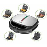 Electronice si Electrocasnice - Electrocasnice bucatarie - Preparare paine - Sandwich-maker - Sandwich-maker multifunctional 5 in 1 Camry CR 3042, 1200 W - Infinity.ro