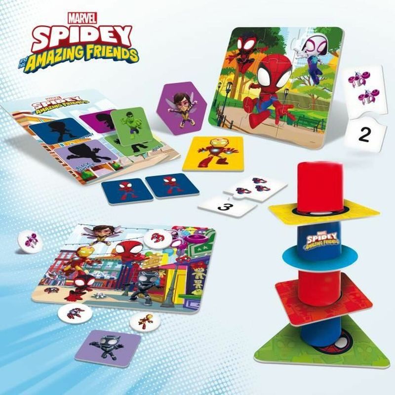 Jucarii, Copii si Bebe - Jucarii si jocuri - Jocuri si puzzle - Jocuri de societate - Joc Educativ Lisciani Giochi Spidey Amazing Friends (FR) - Infinity.ro