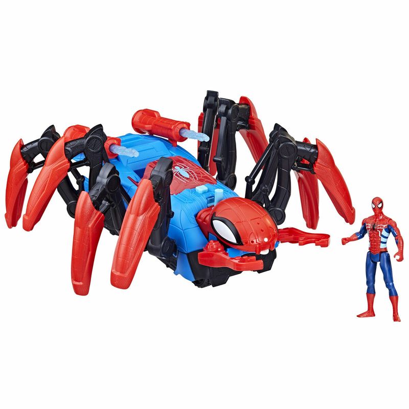 Jucarii, Copii si Bebe - Jucarii si jocuri - Vehicule si jucarii cu telecomanda - Masinute - Set de Jucarii cu Vehicule Hasbro Spiderman Lansator de proiectile - Infinity.ro