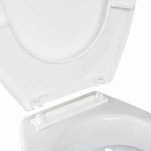 Capac pentru toaleta Gelco Alb polipropilena