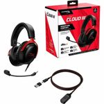 PC, gaming si accesorii - Gaming - Accesorii gaming - Controlere, Volane si Casti gaming - Casti cu Microfon Hyperx 727A9AA Rosu Rosu/Negru - Infinity.ro