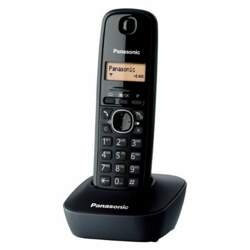 Laptop, Telefoane si Tablete - Telefoane fixe si sisteme teleconferinta - Telefoane fara fir - Telefon fara Fir Panasonic KX-TG1611SPH Negru Chihlimbar - Infinity.ro