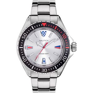 Ceas Barbati Nautica NAPCPS905 Argintiu (Ø 46 mm)
