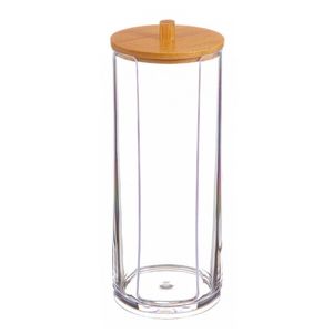 Dozator Ballete Discuri de Bumbac Bambus 7,3 x 18,5 cm