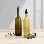 Casa si Gradina - Bucatarie si vesela - Organizare si depozitare bucatarie - Cutii alimentare - Dispenser pentru Ulei Quid Naturalia Verde Sticla 750 ml - Infinity.ro