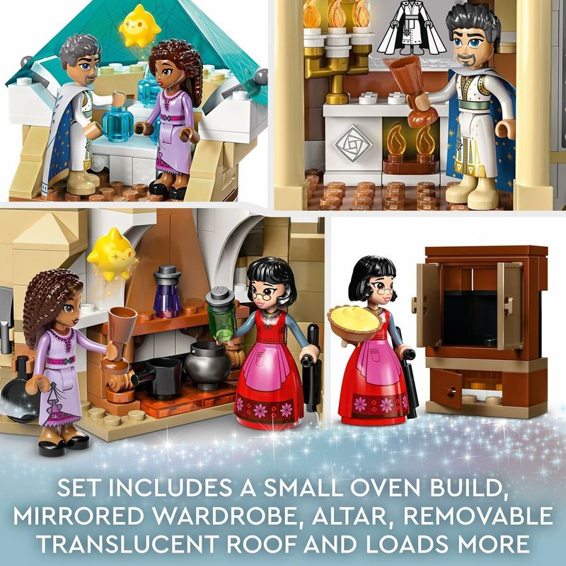 Jucarii, Copii si Bebe - Jucarii si jocuri - Figurine - Playset Lego Disney Wish 43224 King Magnifico's Castle 613 Piese - Infinity.ro