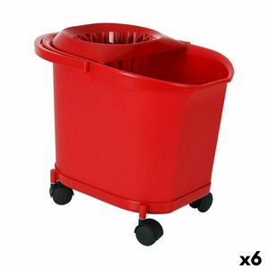 Galeata de Spalat 16 L Rosu (6 Unitati)