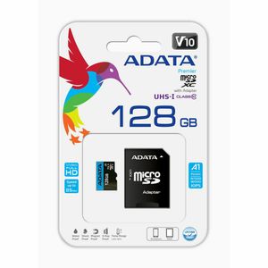 Card de Memorie Micro SD cu Adaptor Adata Premier 128 GB