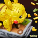 Jucarii, Copii si Bebe - Jucarii si jocuri - Seturi de constructie si cuburi - Seturi de constructie - Kit de constructie Pokémon Mega Construx - Motion Pikachu 1095 Piese - Infinity.ro