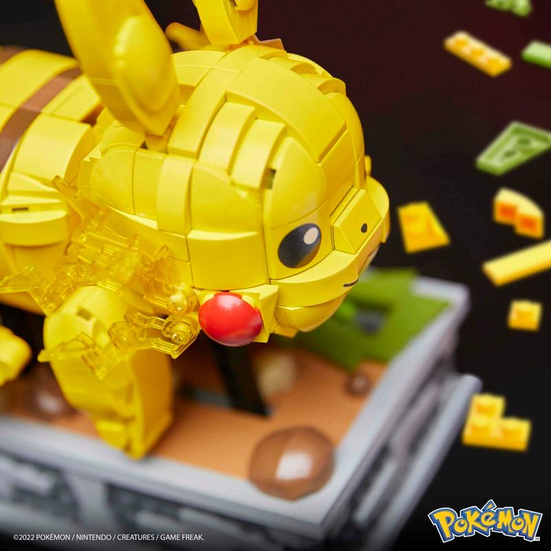 Jucarii, Copii si Bebe - Jucarii si jocuri - Seturi de constructie si cuburi - Seturi de constructie - Kit de constructie Pokémon Mega Construx - Motion Pikachu 1095 Piese - Infinity.ro