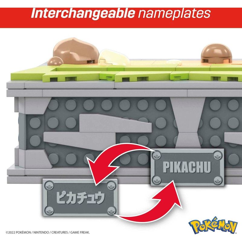 Jucarii, Copii si Bebe - Jucarii si jocuri - Seturi de constructie si cuburi - Seturi de constructie - Kit de constructie Pokémon Mega Construx - Motion Pikachu 1095 Piese - Infinity.ro