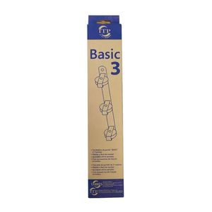 Suport de intins rufe Tarrés Basic 3 scripeti Alb Perete 37 x 5 x 5 cm