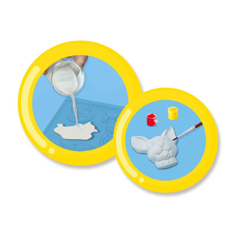 Carti si Birotica - Rechizite - Plastilina - Set de Lucru Manual SES Creative Plaster casting dogs and cats - Infinity.ro