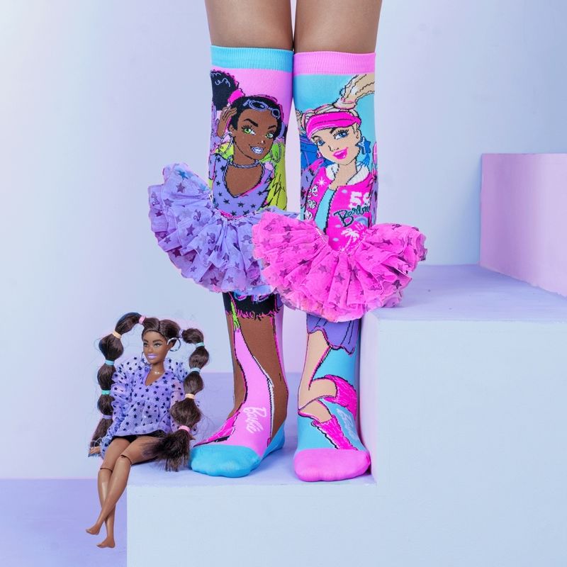 Fashion, accesorii si bijuterii - Copii - Lenjerie si pijamale copii - Sosete si dresuri copii - Sosete lungi colorate Madmia pentru fete fantasy Barbie extra vibes 6-99 ani - Infinity.ro