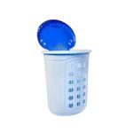 Market - Spalare si intretinere rufe - Uscatoare de rufe si accesorii - Cos de Rufe cu capac Scoica, 54 Litri, 46x36x54 cm, Plastic, diverse culori - Infinity.ro