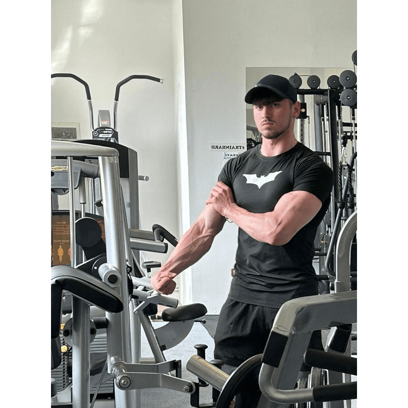 Sport si Outdoor - Echipament Sportiv - Imbracaminte sport - Tricouri sport - Tricou BatMan-Black - L - Infinity.ro