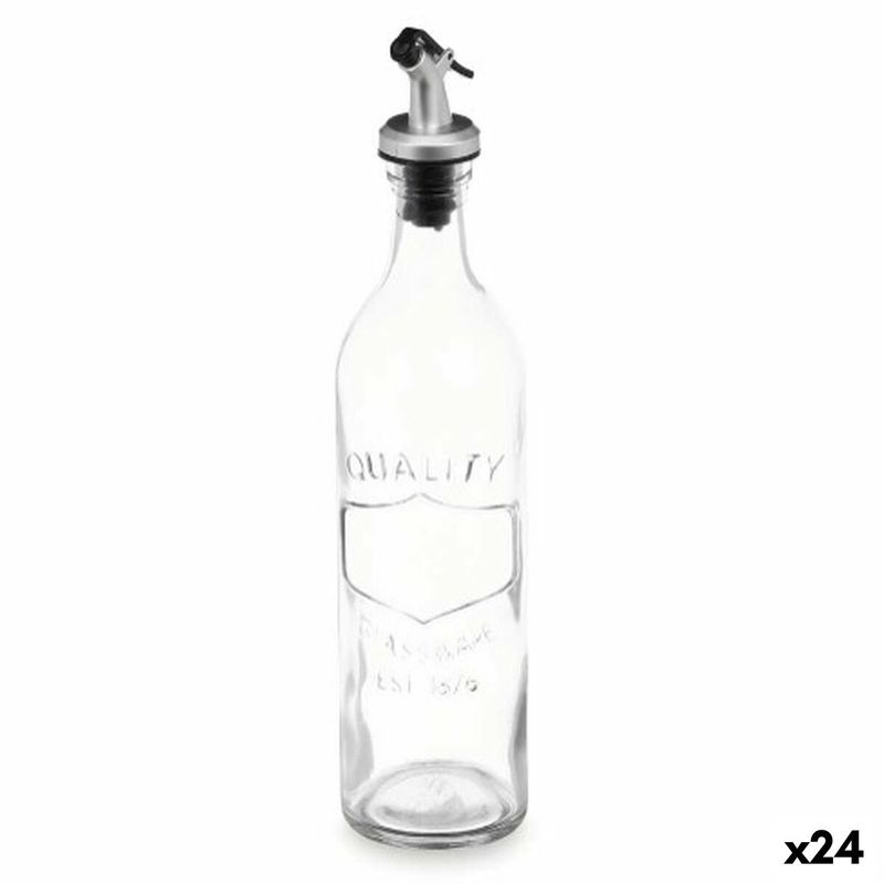 Casa si Gradina - Bucatarie si vesela - Organizare si depozitare bucatarie - Cutii alimentare - Dispenser pentru Ulei Cu descarcare Transparent Sticla 500 ml (24 Unitati) - Infinity.ro