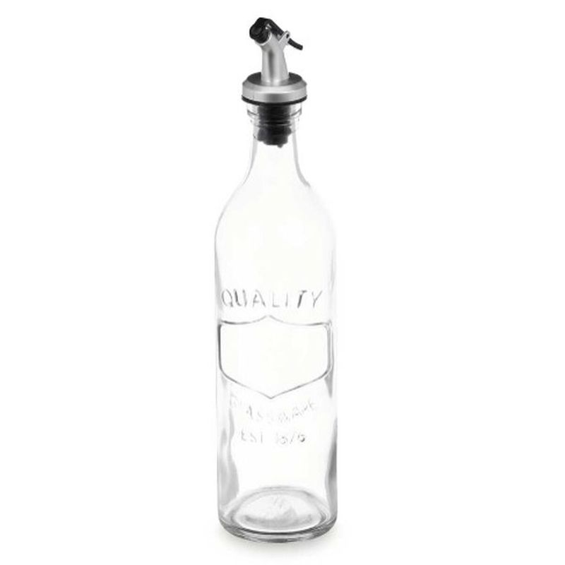 Casa si Gradina - Bucatarie si vesela - Organizare si depozitare bucatarie - Cutii alimentare - Dispenser pentru Ulei Cu descarcare Transparent Sticla 500 ml (24 Unitati) - Infinity.ro