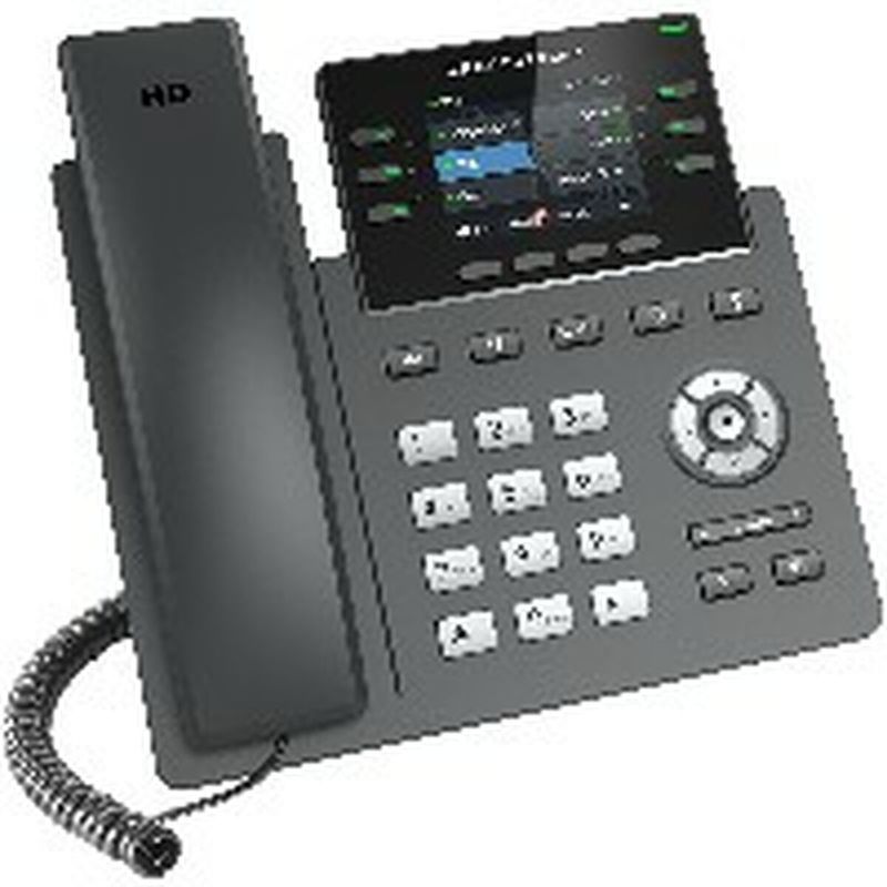 Laptop, Telefoane si Tablete - Telefoane fixe si sisteme teleconferinta - Telefoane fara fir - Telefon IP Grandstream GRP2613 Negru - Infinity.ro