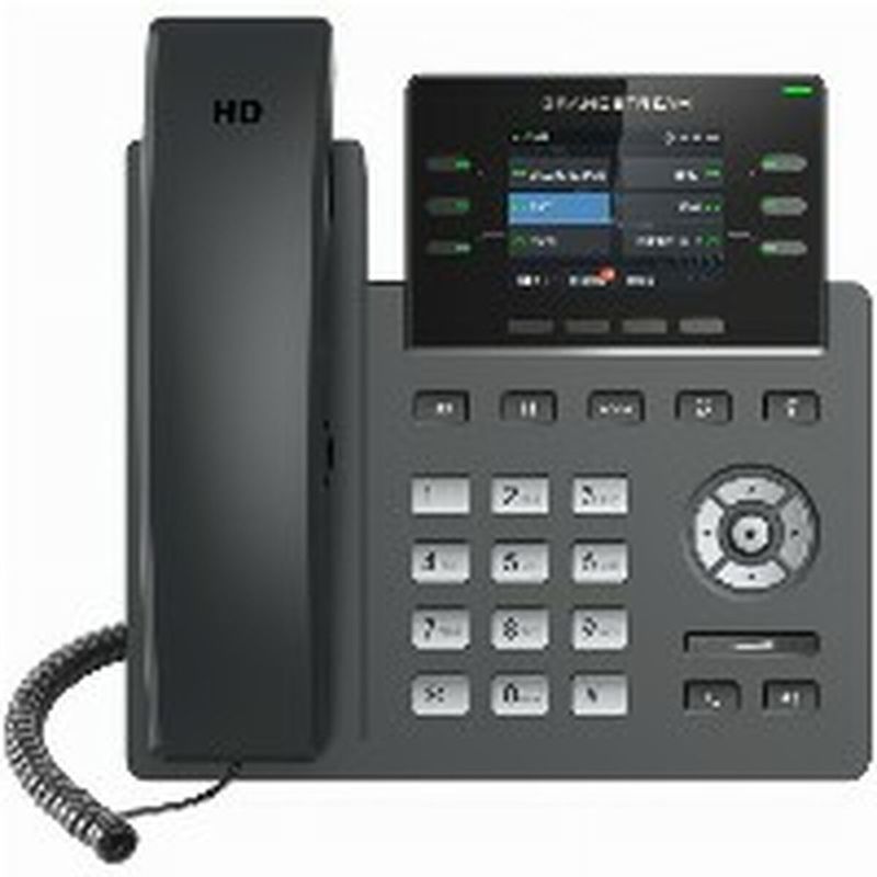 Laptop, Telefoane si Tablete - Telefoane fixe si sisteme teleconferinta - Telefoane fara fir - Telefon IP Grandstream GRP2613 Negru - Infinity.ro