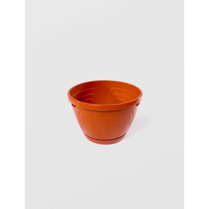 Casa si Gradina - Gradinarit si plante - Plante si ghivece - Ghivece si suporturi - Ghiveci Premium pentru flori, Plastic, Maro, 14x10 cm - Infinity.ro