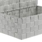 Casa si Gradina - Mobilier - Organizare si depozitare - Cutii depozitare - Cutie depozitare, gri, metal, capac, 27.5 x 17.5 x 11cm - Infinity.ro
