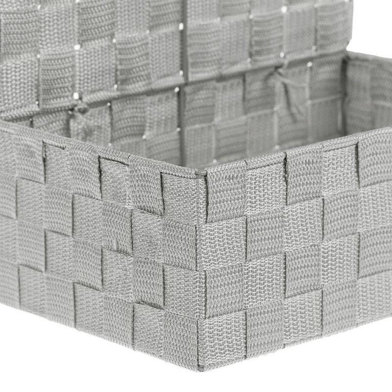 Casa si Gradina - Mobilier - Organizare si depozitare - Cutii depozitare - Cutie depozitare, gri, metal, capac, 27.5 x 17.5 x 11cm - Infinity.ro