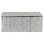 Casa si Gradina - Mobilier - Organizare si depozitare - Cutii depozitare - Cutie depozitare, gri, metal, capac, 27.5 x 17.5 x 11cm - Infinity.ro