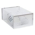 Casa si Gradina - Mobilier - Organizare si depozitare - Cutii depozitare - Cutie depozitare pantofi, model transparent, dimensiuni 31.5 x 21.5 x 13cm, plastic stivuibil - Infinity.ro
