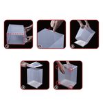 Casa si Gradina - Mobilier - Organizare si depozitare - Cutii depozitare - Cutie depozitare pantofi, model transparent, dimensiuni 31.5 x 21.5 x 13cm, plastic stivuibil - Infinity.ro