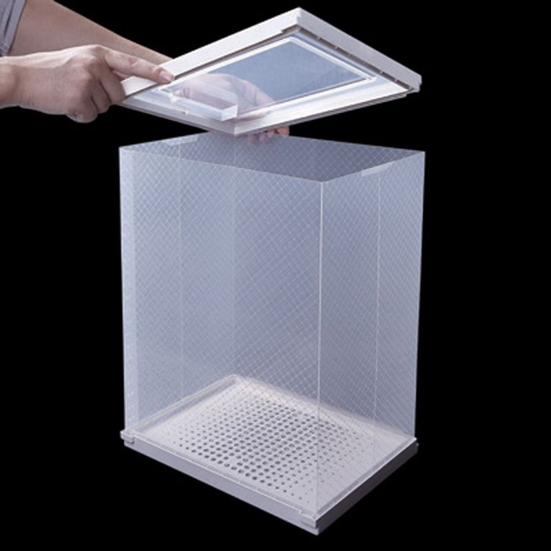 Casa si Gradina - Mobilier - Organizare si depozitare - Cutii depozitare - Cutie depozitare pantofi, model transparent, dimensiuni 31.5 x 21.5 x 13cm, plastic stivuibil - Infinity.ro
