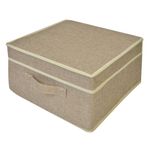 Casa si Gradina - Mobilier - Organizare si depozitare - Cutii depozitare - Cutie depozitare, bej, 30x 30x 16cm, capac - Infinity.ro