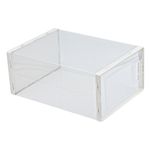Casa si Gradina - Mobilier - Organizare si depozitare - Cutii depozitare - Cutie depozitare pantofi, model transparent, dimensiuni 33.4 x 23 x 14.5cm, stivuibila, plastic - Infinity.ro