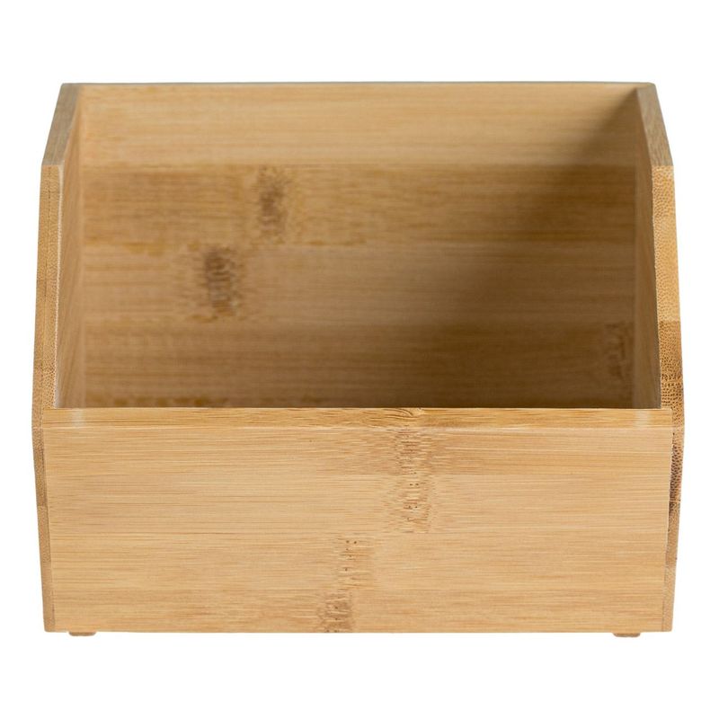 Casa si Gradina - Mobilier - Organizare si depozitare - Cutii depozitare - Cutie depozitare bamboo, 17 x 16 x 13cm, natural - Infinity.ro