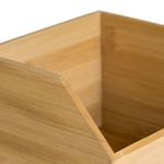 Casa si Gradina - Mobilier - Organizare si depozitare - Cutii depozitare - Cutie depozitare bamboo, 17 x 16 x 13cm, natural - Infinity.ro