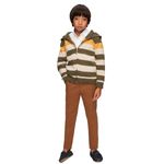 Fashion, accesorii si bijuterii - Copii - Imbracaminte copii - Treninguri si compleuri copii - Tinuta Casual Baieti, Montella, cu Jacheta, 3 Piese, MT-4038 - 140 cm, Kaki - Infinity.ro