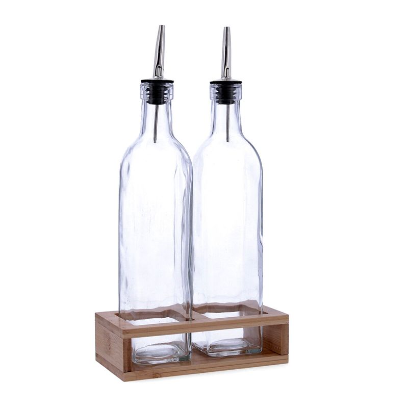 Casa si Gradina - Bucatarie si vesela - Organizare si depozitare bucatarie - Cutii alimentare - Set de ulei si otet Quid Naturalia Transparent Sticla 550 ml - Infinity.ro