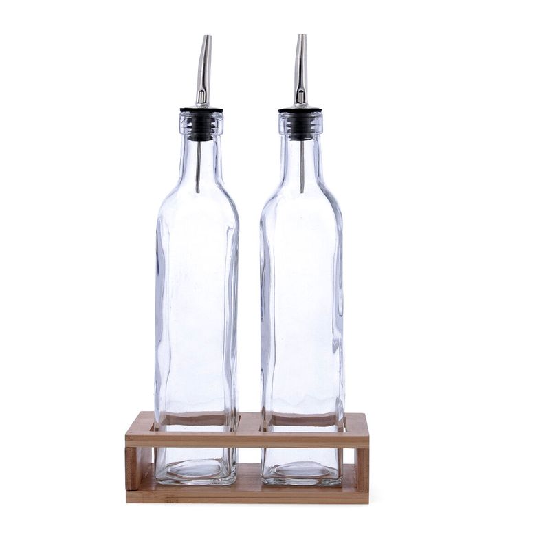 Casa si Gradina - Bucatarie si vesela - Organizare si depozitare bucatarie - Cutii alimentare - Set de ulei si otet Quid Naturalia Transparent Sticla 550 ml - Infinity.ro