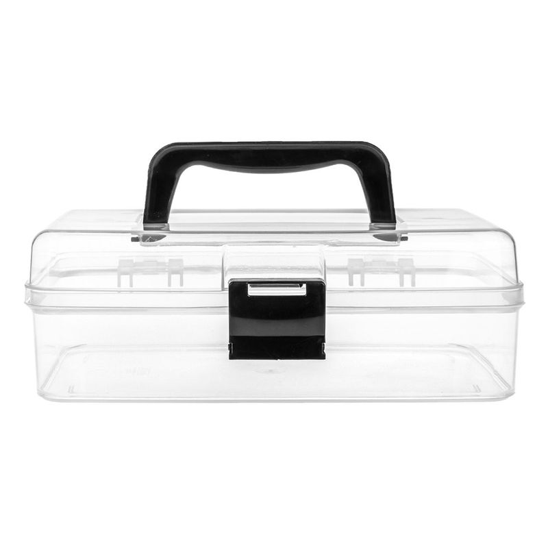 Casa si Gradina - Mobilier - Organizare si depozitare - Cutii depozitare - Cutie de depozitare plastic, model transparent, capacitate 1,4l, 24 x 13.5 x 8.5 cm - Infinity.ro